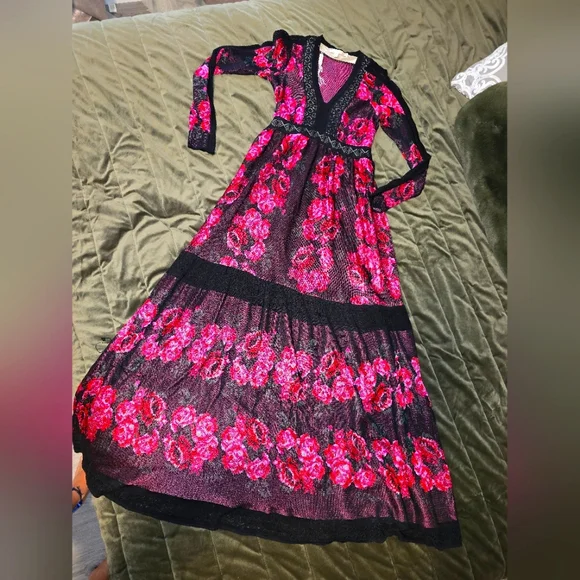 Anthropologie Cecilia Prado long sleeve maxi dress. XS - Picture 5 of 11